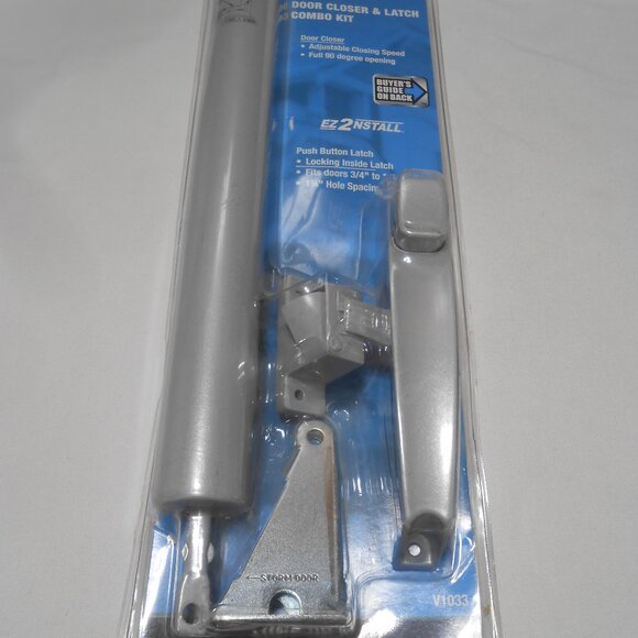 Wright Products Door Closer & Latch Combo Kit w/ adjustable closing speed V1033 - Picture 1 of 9